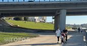 В Чебоксарах заморозили строительство пешеходного спуска к Заливу 