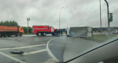 На трассе "Вятка" в Чувашии "Газель" опрокинулась после столкновения с "Ладой"