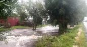 В Яльчикском районе произошел потоп из-за дождя