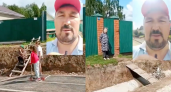 Жители деревни в Моргаушском районе не могут добраться до своих домов без лестниц из-за ремонта дороги