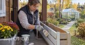 Обновила старое крыльцо за копейки: купила только банку краски и превратила унылый вход в стильное украшение