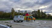 Вертолет санавиации срочно доставил в Чебоксары 57-летнего пациента на грани инфаркта