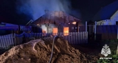 В Цивильском районе ночной пожар в деревянном доме унес жизни матери и сына