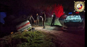 18-летний пьяный юноша разбил машину во время погони под Мариинским Посадом