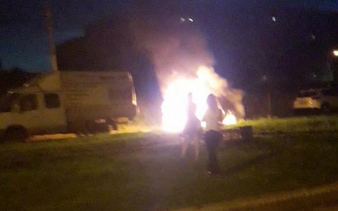 За ночь в Чувашии горели жилой дом и две машины