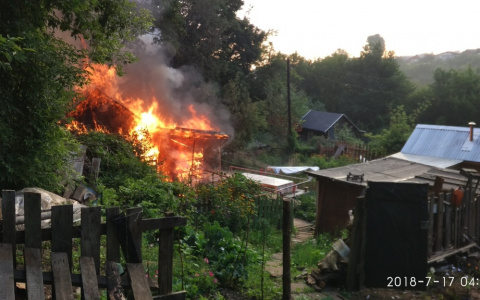 В Чебоксарах рано утром в пожаре сгорели мужчина и женщина