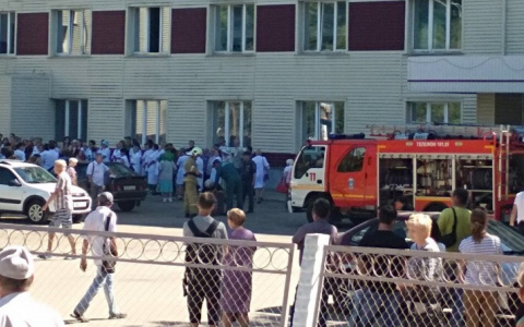 В Новочебоксарске из поликлиники эвакуируют людей