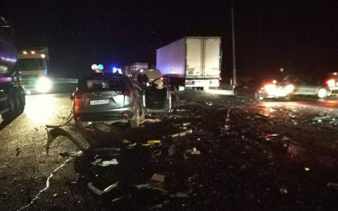 На трассе в Чувашии погибли водитель и пассажир «Мазды»