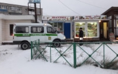 В Чебоксарском районе опечатали киоск с шаурмой