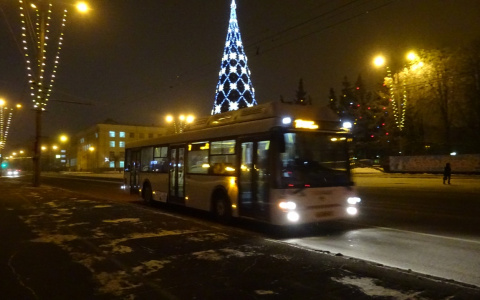 В новогоднюю ночь в Чебоксарах общественный транспорт будет ходить до утра