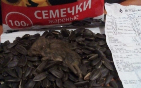 Семечки с сушеной мышью по "красной цене" купил чебоксарец для своей семьи