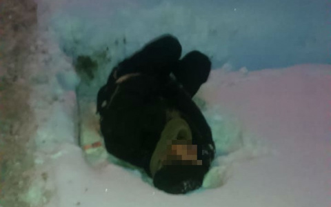 Инспекторы ДПС обнаружили в сугробе двоих мужчин