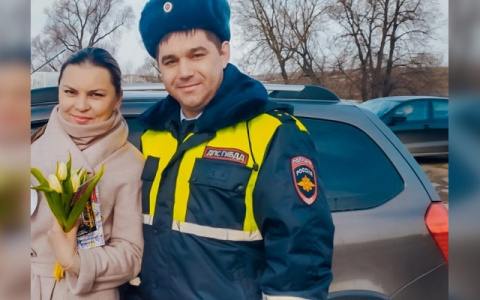 Сотрудники ГИБДД весь день останавливали автоледи канашского села