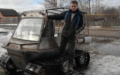 Чувашский Кулибин строит вездеходы: "Это лучше, чем ходить по клубам"