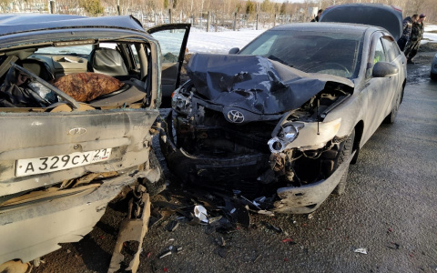 В утреннем ДТП у Карачур пострадал мужчина