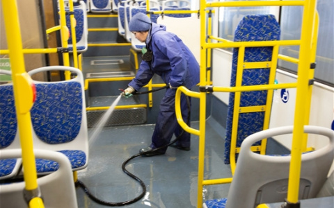 В Чебоксарах усиливают контроль за дезинфекцией автобусов и троллейбусов