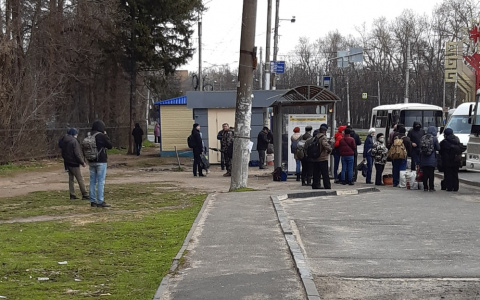 У Рощи собралась толпа желающих выехать из города