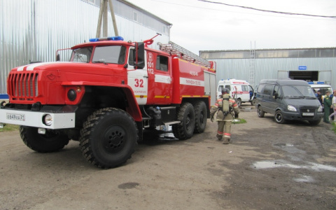 В Чувашии горел частный швейный цех