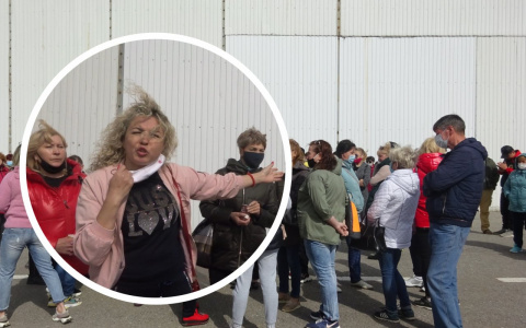 Продавцы "Ярмарки" вышли c требованием: "Дайте нам работать!"