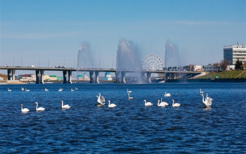 В Чебоксарах запускают фонтаны, которые будут работать по расписанию