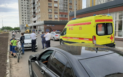 В Чебоксарах сбили 11-летнего мальчика на велосипеде