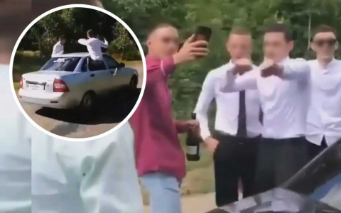 Полицейские составили 15 административных материалов на "братву жениха"