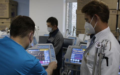 В чебоксарской больнице заработали 29 аппаратов ИВЛ