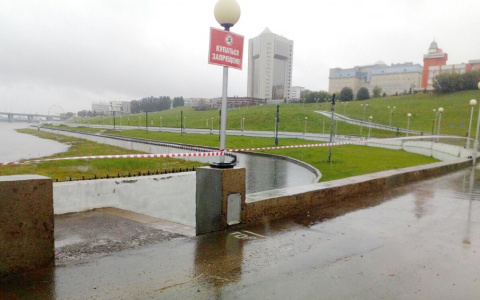 Причину потопа на Чебоксарском заливе устранят после дождей