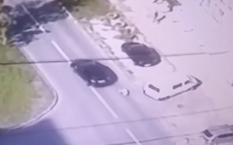 Появилось видео наезда на шестилетнюю девочку в Чебоксарах