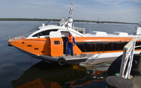 В Чувашии испытали скоростной речной трамвай для перевозки жителей и туристов