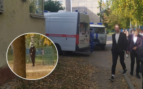 В Чебоксарах снова эвакуировали школу, детей отводят от здания