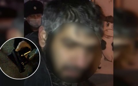В Чебоксарах задержали мужчину: "Он вышел мне навстречу и направил пистолет"