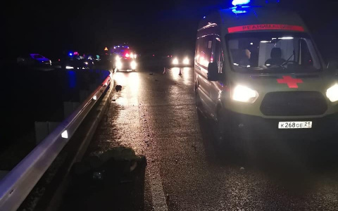 В Цивильском районе сбили женщину, которая в темноте шла по трассе