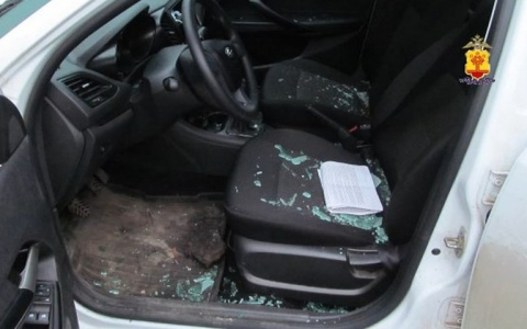 Десять машин повредила кирпичом молодежь ради выпивки