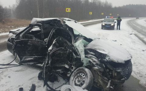 В Моргаушском районе разбился пассажир легковушки, которая выехала на встречу фуре