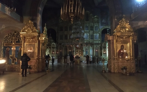 На Рождество в храм Новочебоксарска почти никто не пришел