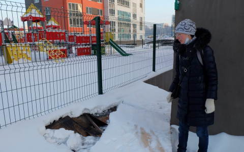 В центре Чебоксар школьник провалился в подземную парковку и сломал ногу