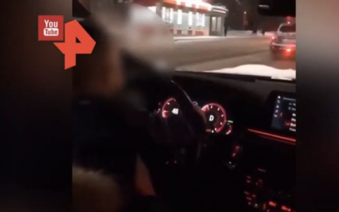 Малыша, проехавшегося за рулем авто по Чебоксарам, показали на РЕН ТВ