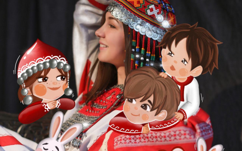 Девушка необычно рисует чувашских красавиц и этим завоевала любовь в "Инстаграме"