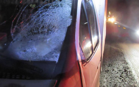 Мужчина в темной одежде встал на трассе М7 и был сбит ГАЗелью