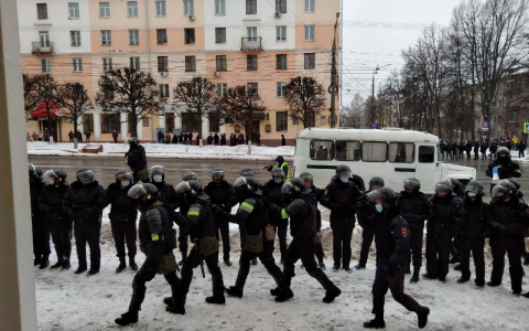 Митинг 31 января в Чебоксарах прошел под строгим контролем: подробности и фото