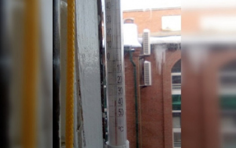 В Чебоксарах столбики термометра опустились ниже минус 30