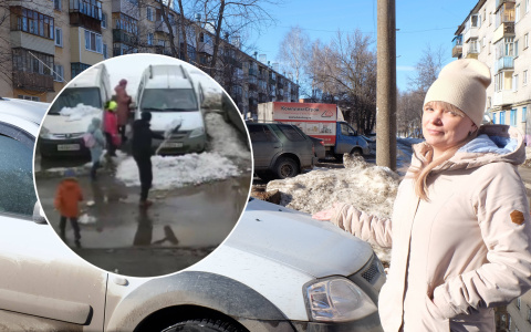 Многодетная мама подвергается нападкам от захватчика парковки: “Блокирует машину, закидывает снегом, угрожает”