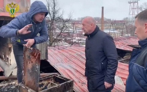 Появились кадры последствия пожара в многоэтажке Канаша