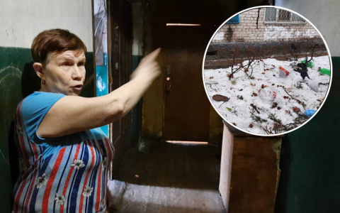 Жители Новочебоксарска выбрасывают из окон мебель и отходы: "Тут алкаши живут, не хотят вставать"