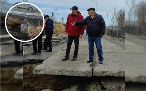 В Чувашии размыло дорогу регионального значения