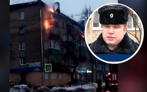 Полицейские спасли парализованного мужчину из горящей пятиэтажки