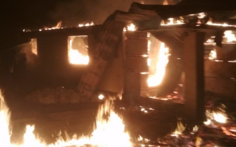 Два человека погибли при пожаре в Козловском районе