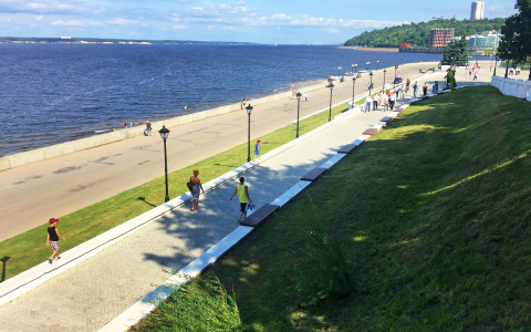 На Московской набережной появится самая большая в России клумба, посвященная реке Волга