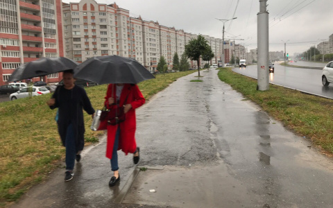 В понедельник в Чувашии местами ожидаются гроза и град